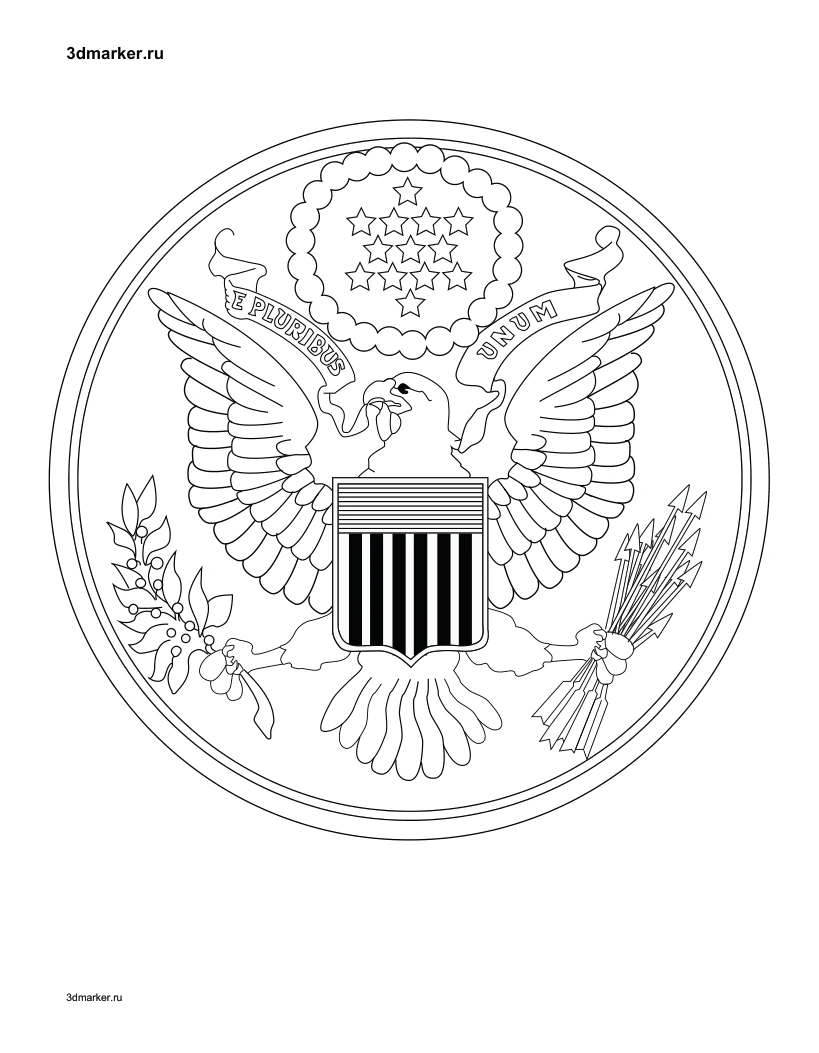 Большая печать США, лист 1